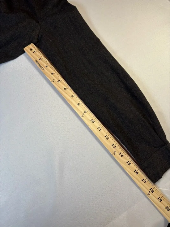 miu miu charcoal wool tailored button up blouse italy - Picture 13 of 15